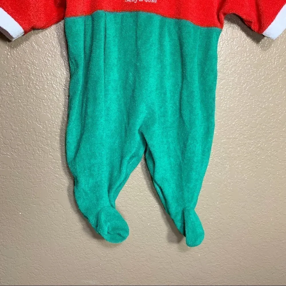 Vintage Oshkosh baby B’Gosh Christmas footies‎